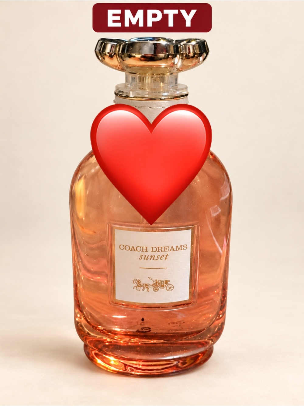 Coach Dreams Sunset 3.0 oz - Empty